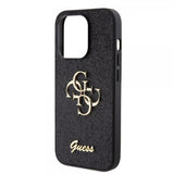 Guess iPhone 15 Pro Skal Fixed Glitter Svart