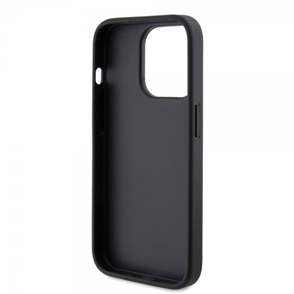 Guess iPhone 15 Pro Skal Fixed Glitter Svart