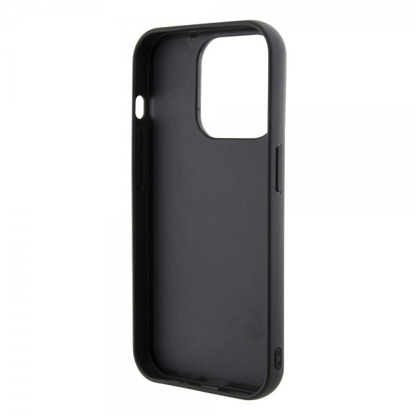 Karl Lagerfeld iPhone 15 Pro Skal Fixed Glitter Svart