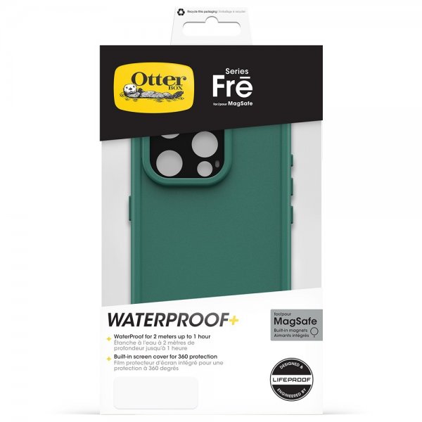 Otterbox iPhone 15 Pro Skal Fre MagSafe Pine