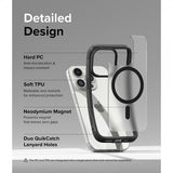 Ringke iPhone 15 Pro Skal Fusion Bold Magnetic Matte Black