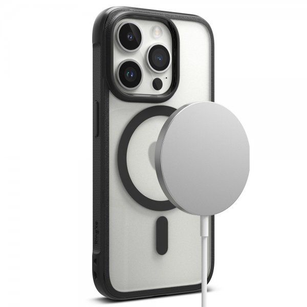 Ringke iPhone 15 Pro Skal Fusion Bold Magnetic Matte Black
