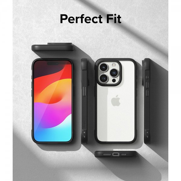 Ringke iPhone 15 Pro Skal Fusion Bold Matte Black