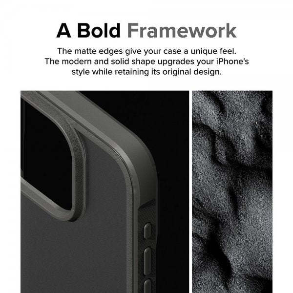 Ringke iPhone 15 Pro Skal Fusion Bold Matte Gray