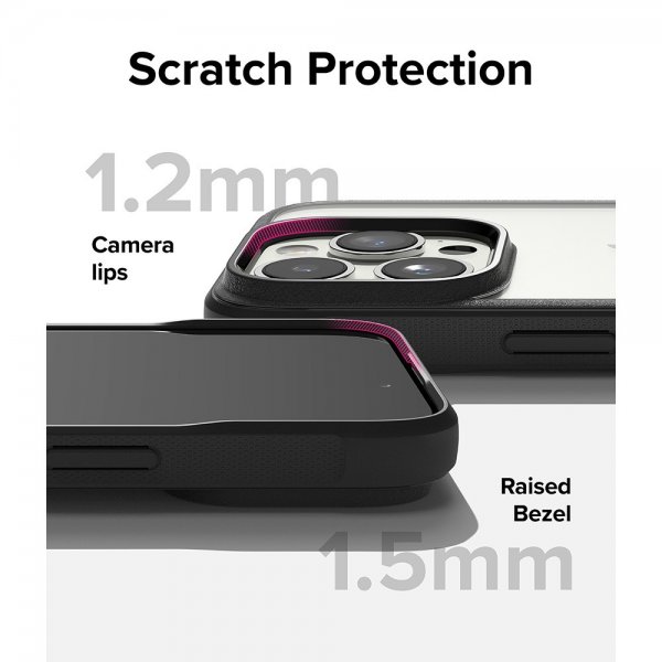 Ringke iPhone 15 Pro Skal Fusion Bold Svart