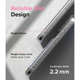 Ringke iPhone 15 Pro Skal Fusion Card Clear