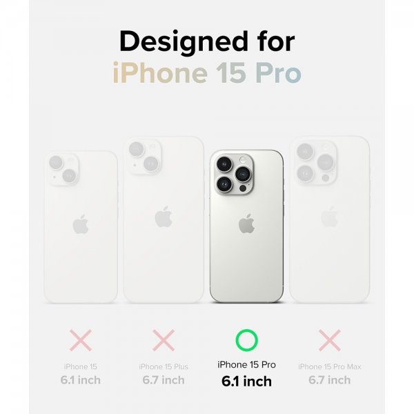 Ringke iPhone 15 Pro Skal Fusion Design Seoul