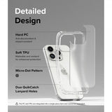 Ringke iPhone 15 Pro Skal Fusion Matte Clear
