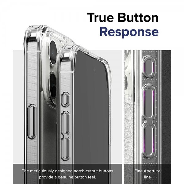 Ringke iPhone 15 Pro Skal Fusion Matte Clear