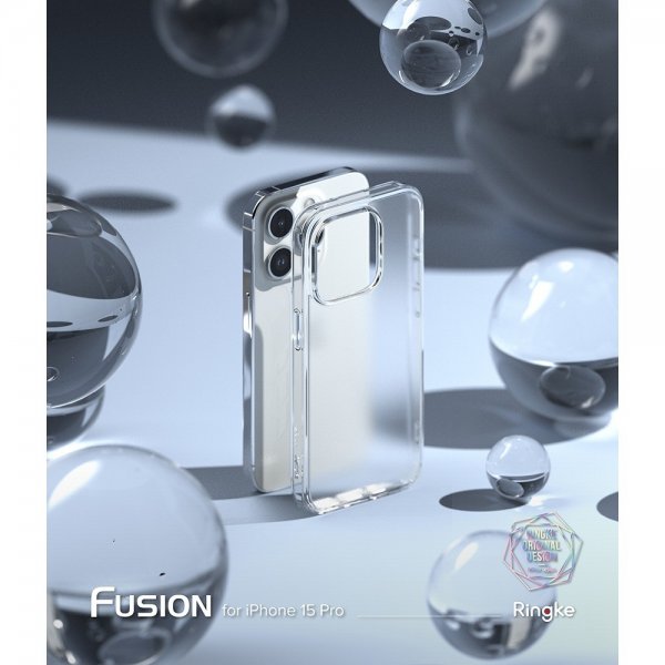 Ringke iPhone 15 Pro Skal Fusion Matte Clear