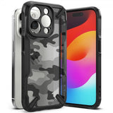 Ringke iPhone 15 Pro Skal Fusion X Design Camo Black