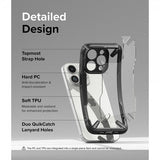 Ringke iPhone 15 Pro Skal Fusion X Svart