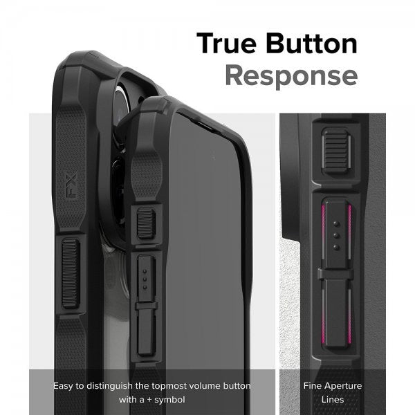 Ringke iPhone 15 Pro Skal Fusion X Svart