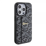 Guess iPhone 15 Pro Skal G Cube Grip Stand Svart