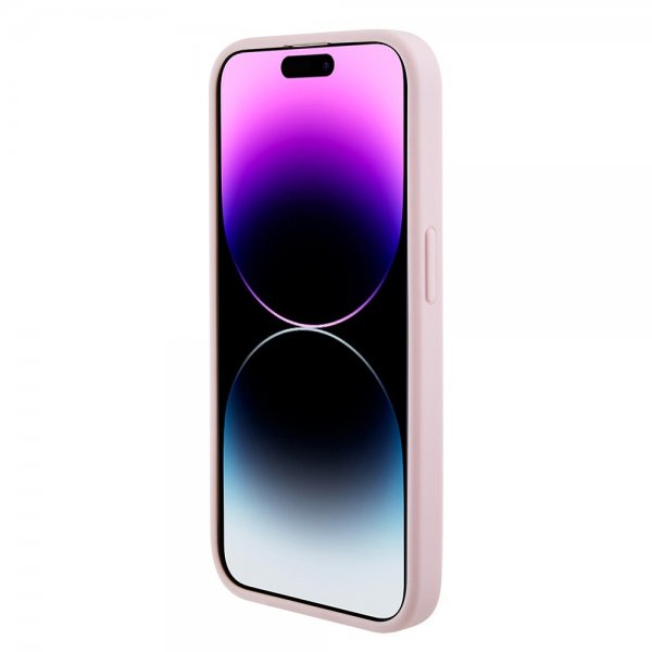 Guess iPhone 15 Pro Skal G Cube MagSafe Rosa