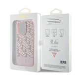 Guess iPhone 15 Pro Skal G Cube MagSafe Rosa