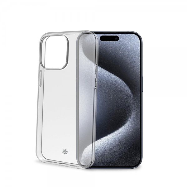 Celly iPhone 15 Pro Skal GELSKIN Transparent