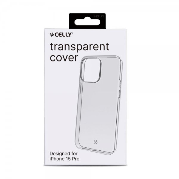 Celly iPhone 15 Pro Skal GELSKIN Transparent