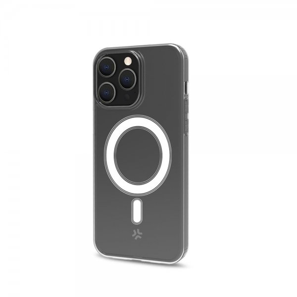 Celly iPhone 15 Pro Skal GELSKINMAG MagSafe Transparent
