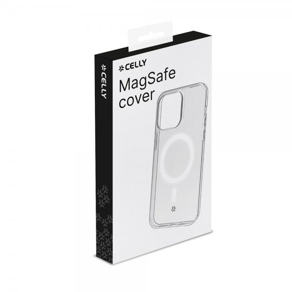Celly iPhone 15 Pro Skal GELSKINMAG MagSafe Transparent