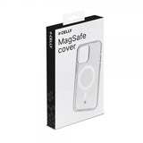 Celly iPhone 15 Pro Skal GELSKINMAG MagSafe Transparent