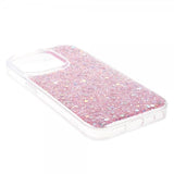 iPhone 15 Pro Skal Glitterpaljetter Rosa