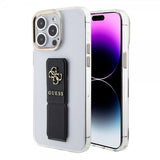 Guess iPhone 15 Pro Skal Grip Stand Clear Transparent