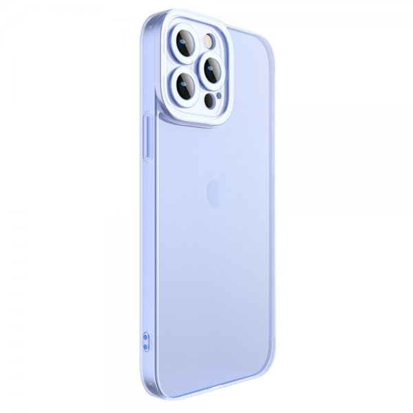 X-Level iPhone 15 Pro Skal Härdat Glas Blå