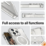PanzerGlass iPhone 15 Pro Skal HardCase MagSafe D3O Transparent
