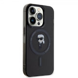 Karl Lagerfeld iPhone 15 Pro Skal Ikonik MagSafe Svart