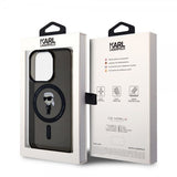 Karl Lagerfeld iPhone 15 Pro Skal Ikonik MagSafe Svart