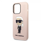 Karl Lagerfeld iPhone 15 Pro Skal Ikonik NFT Rosa