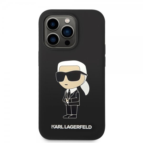 Karl Lagerfeld iPhone 15 Pro Skal Ikonik NFT Svart