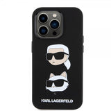 Karl Lagerfeld iPhone 15 Pro Skal Karl & Choupette Svart