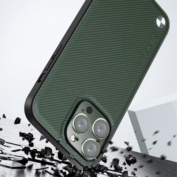 X-Level iPhone 15 Pro Skal Kevlar II Series Grå