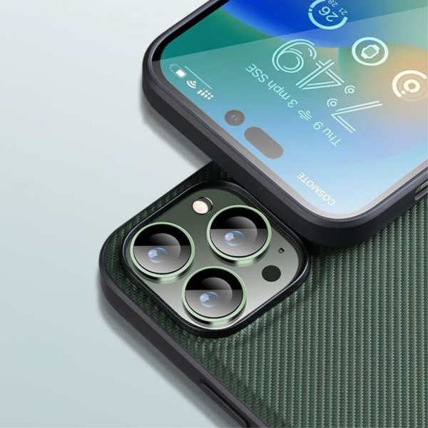 X-Level iPhone 15 Pro Skal Kevlar II Series Grå