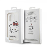 Hello Kitty iPhone 15 Pro Skal Kitty Logo Vit
