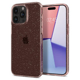 Spigen iPhone 15 Pro Skal Liquid Crystal Glitter Rose Quartz