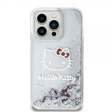 Hello Kitty iPhone 15 Pro Skal Liquid Glitter Translucent