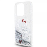 Hello Kitty iPhone 15 Pro Skal Liquid Glitter Translucent