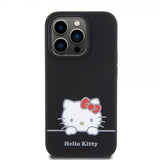 Hello Kitty iPhone 15 Pro Skal Liquid Silicone Svart