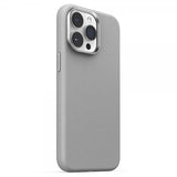 Joyroom iPhone 15 Pro Skal Litchi Pattern Series MagSafe Grå