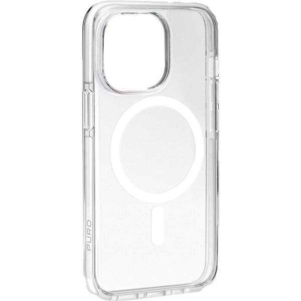 Puro iPhone 15 Pro Skal LITE MAG PRO Transparent