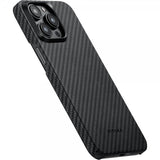 Pitaka iPhone 15 Pro Skal MagEZ Case 4 Black/Grey Twill