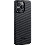Pitaka iPhone 15 Pro Skal MagEZ Case 4 Black/Grey Twill