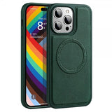 X-Level iPhone 15 Pro Skal MagSafe Denim Jacket Grön