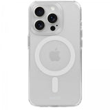 Holdit iPhone 15 Pro Skal MagSafe Case Vit Transparent