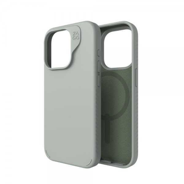ZAGG iPhone 15 Pro Skal Manhattan Snap Sage