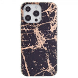 iPhone 15 Pro Skal Marmormönster Svart
