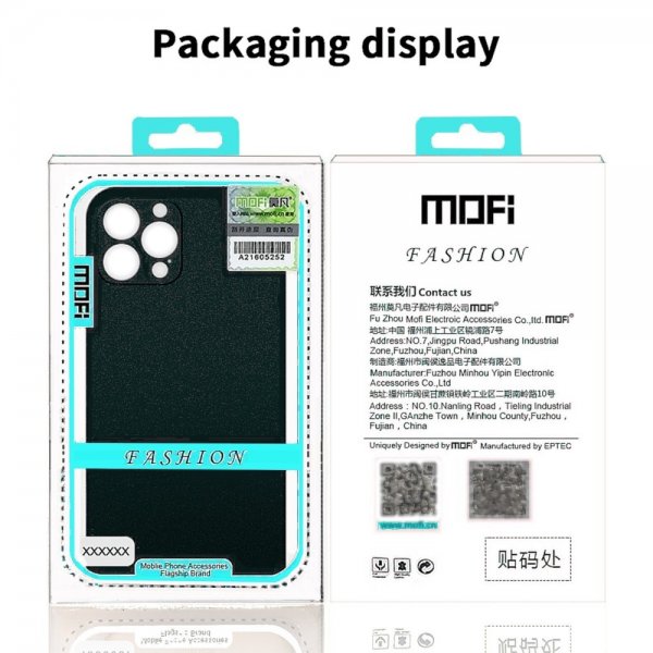 Mofi iPhone 15 Pro Skal Matte Shield Röd